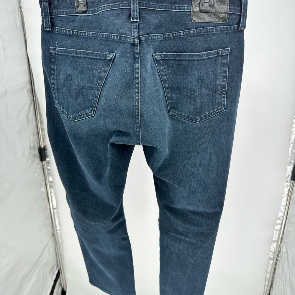 AG Adriano Goldschmied Dark Wash Straight Jeans - Picture 2 of 11